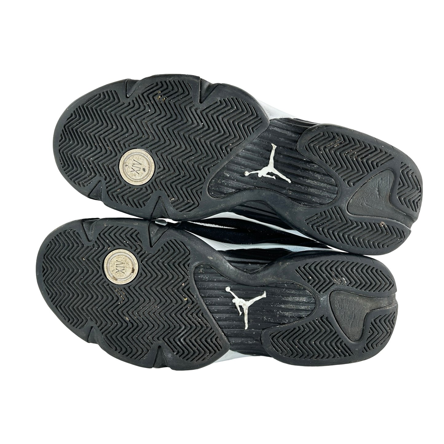 487471 016 Jordan 14 Retro Black White [USED] - 11.5 M (Used)