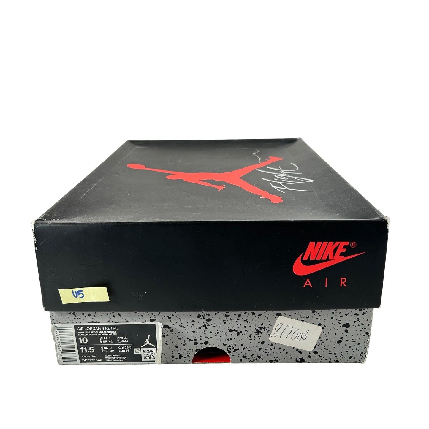 DC7770 160 Jordan 4 Retro Fire Red (2020) [USED] - 10 M (Used5)