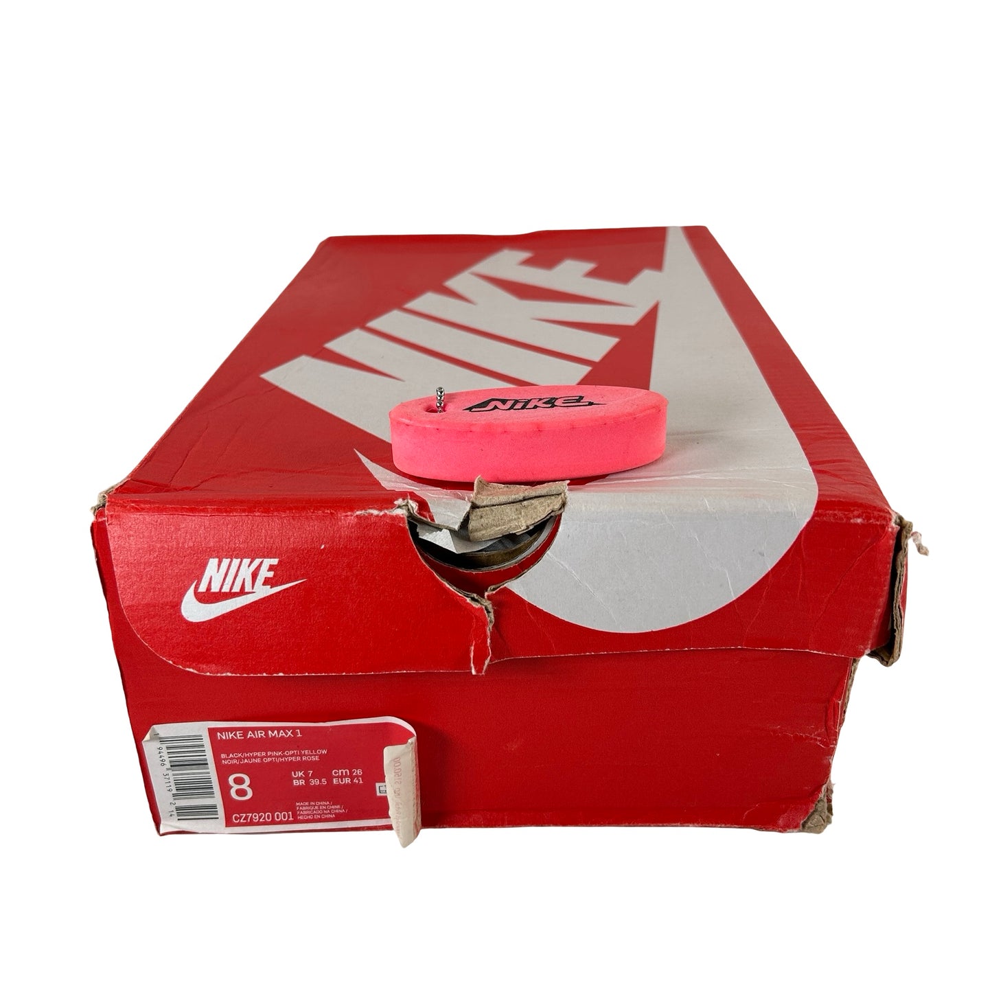 CZ7920 001 Nike Air Max 1 Hyper Pink [USED] - 8 M (Used)