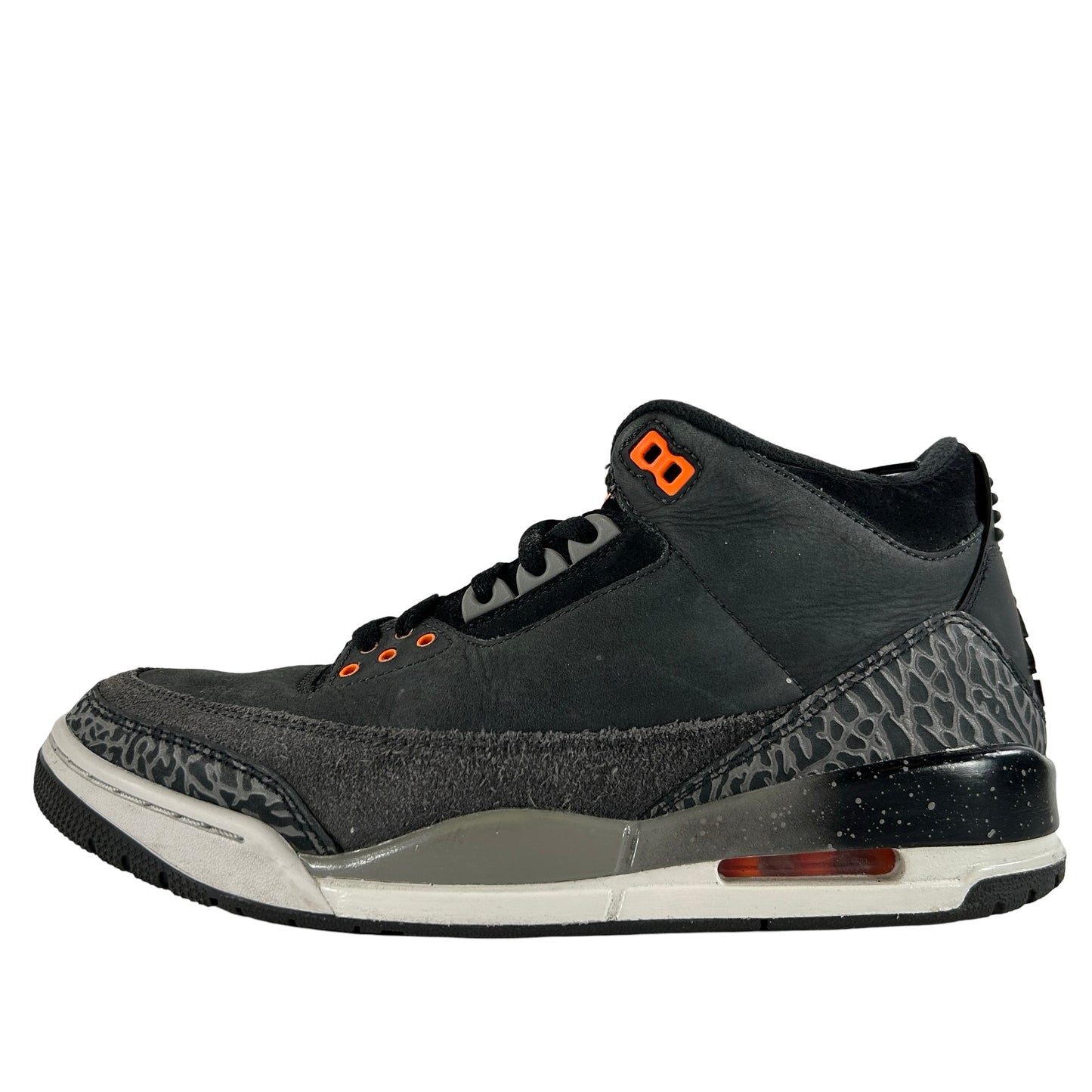 CT8532 080 Jordan 3 Retro Fear Pack (2023) [USED] - 9.5 M (Used4)