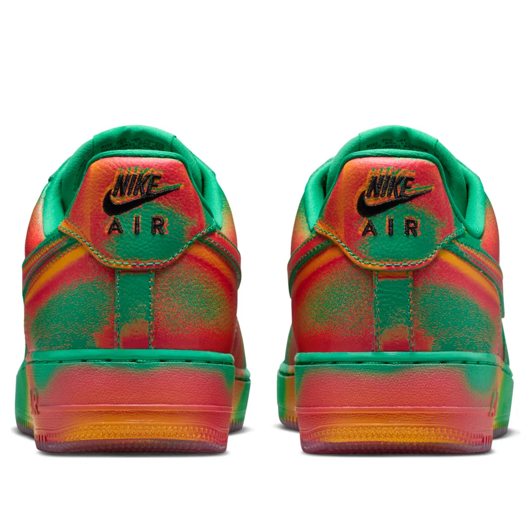 IB6834 300 Nike Air Force 1 Low '07 Stadium Green Crimson
