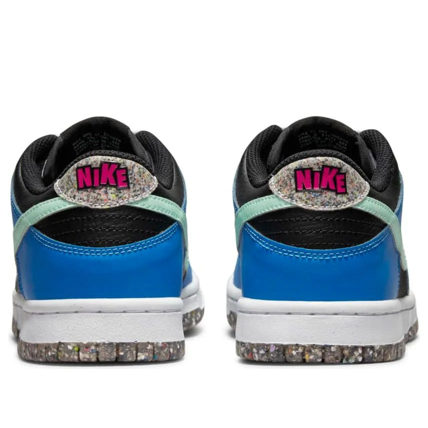 DR0165 001 Nike Dunk Low Crater Blue Black (GS)