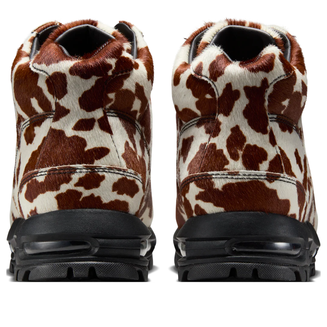 IO4635 100 Nike Air Max Goadome Sail Cacao Wow Cow Print Pony Hair SAMPLE