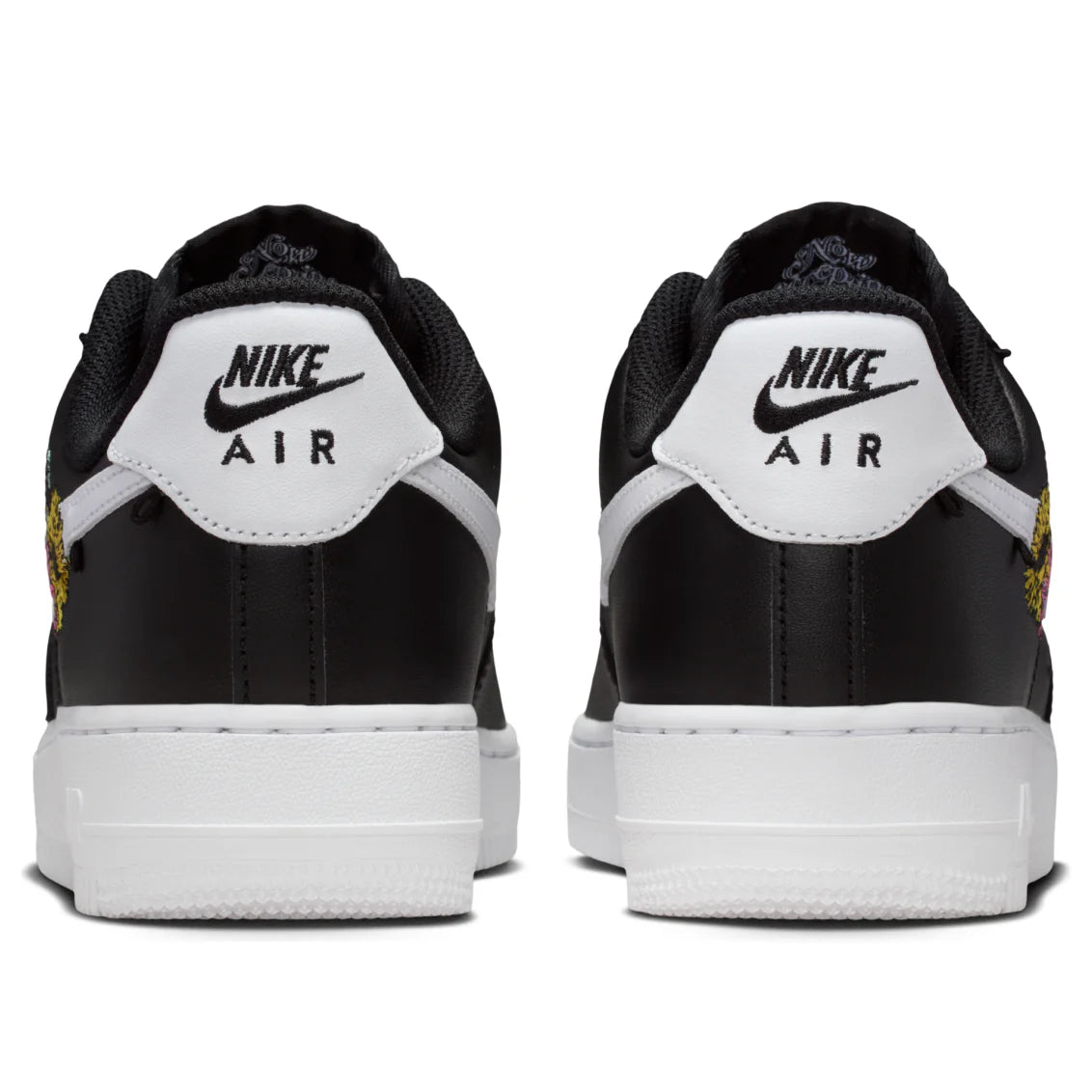 IB6644 001 Nike Air Force 1 Low Premium Now Accepting All Flowers Black (Women's)