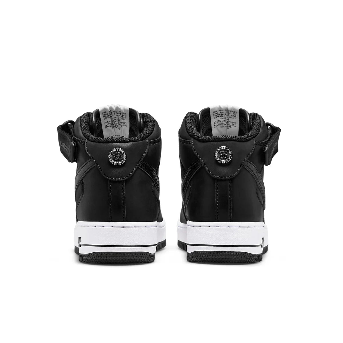DJ7840 001 Nike Air Force 1 Mid Stussy Black White
