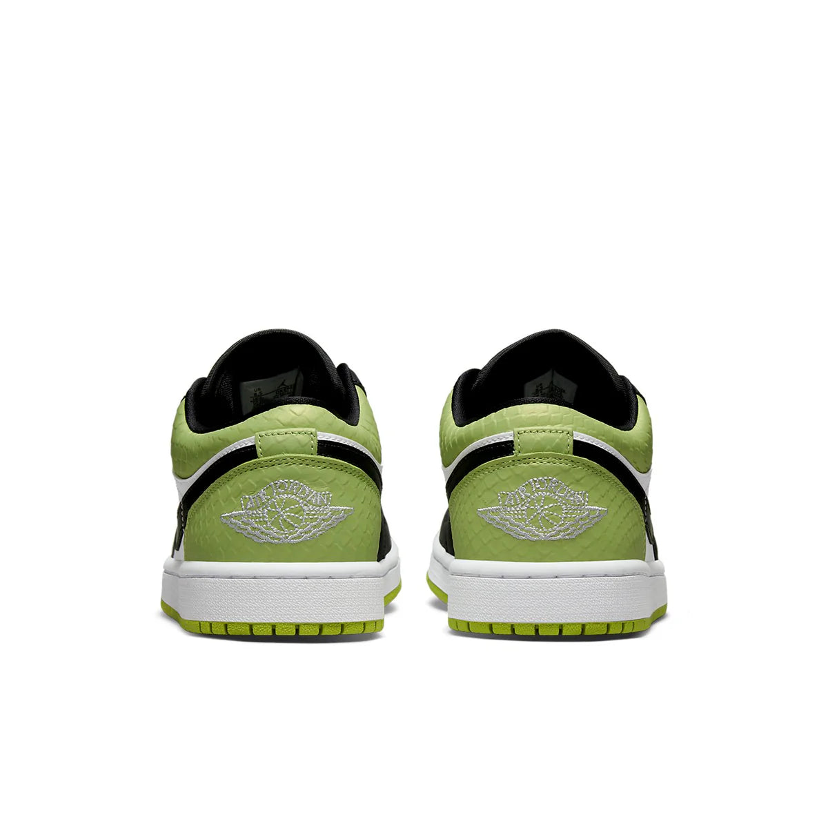 DX4446 301 Air Jordan 1 Low Snakeskin Vivid Green (Women's)