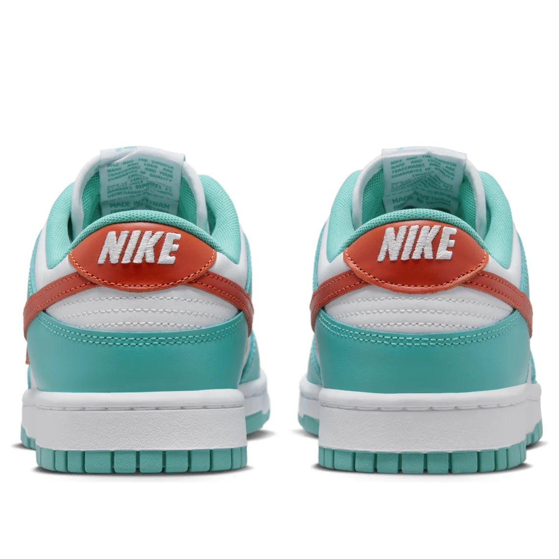 DV0833 102 Nike Dunk Low Miami Dolphins