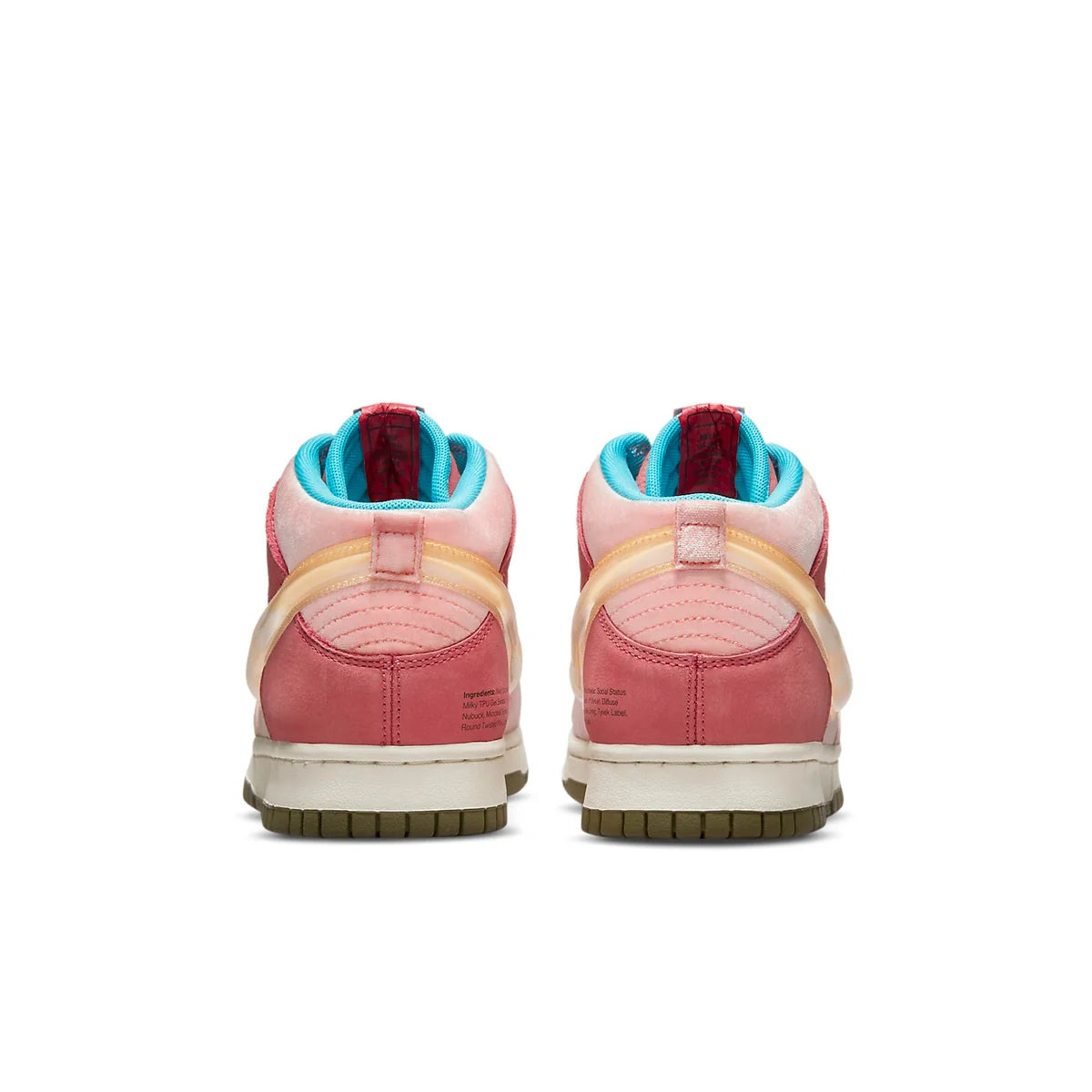 DJ1173 600 Nike Dunk Mid Social Status Free Lunch Strawberry Milk [NO BOX]