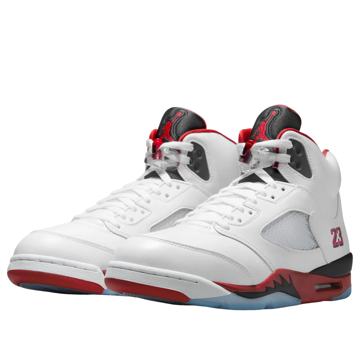 HQ7980 101 Air Jordan 5 Retro Fire Red Black Tongue (2025) (GS) [REPLACE BOX]