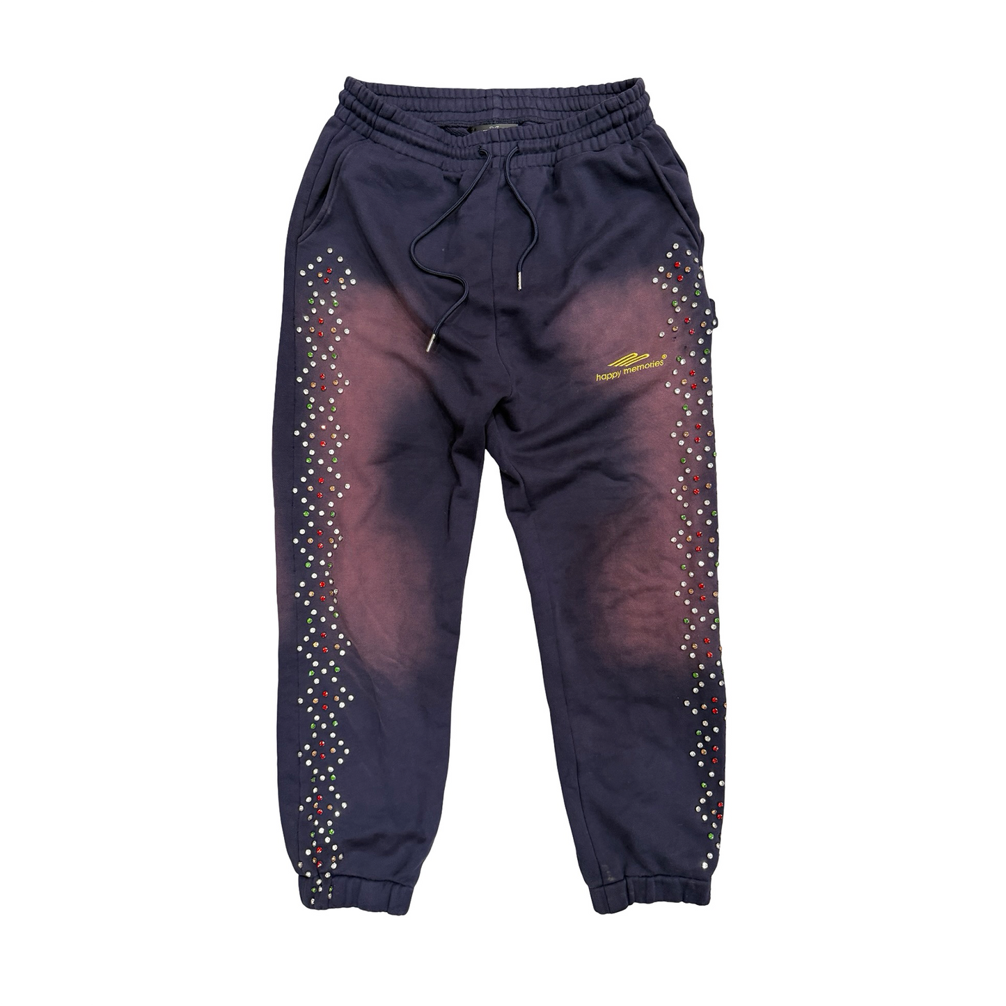 Happy Memories Don't Die HMDD Crystal Sweatpants Blue [USED] - M (Used)