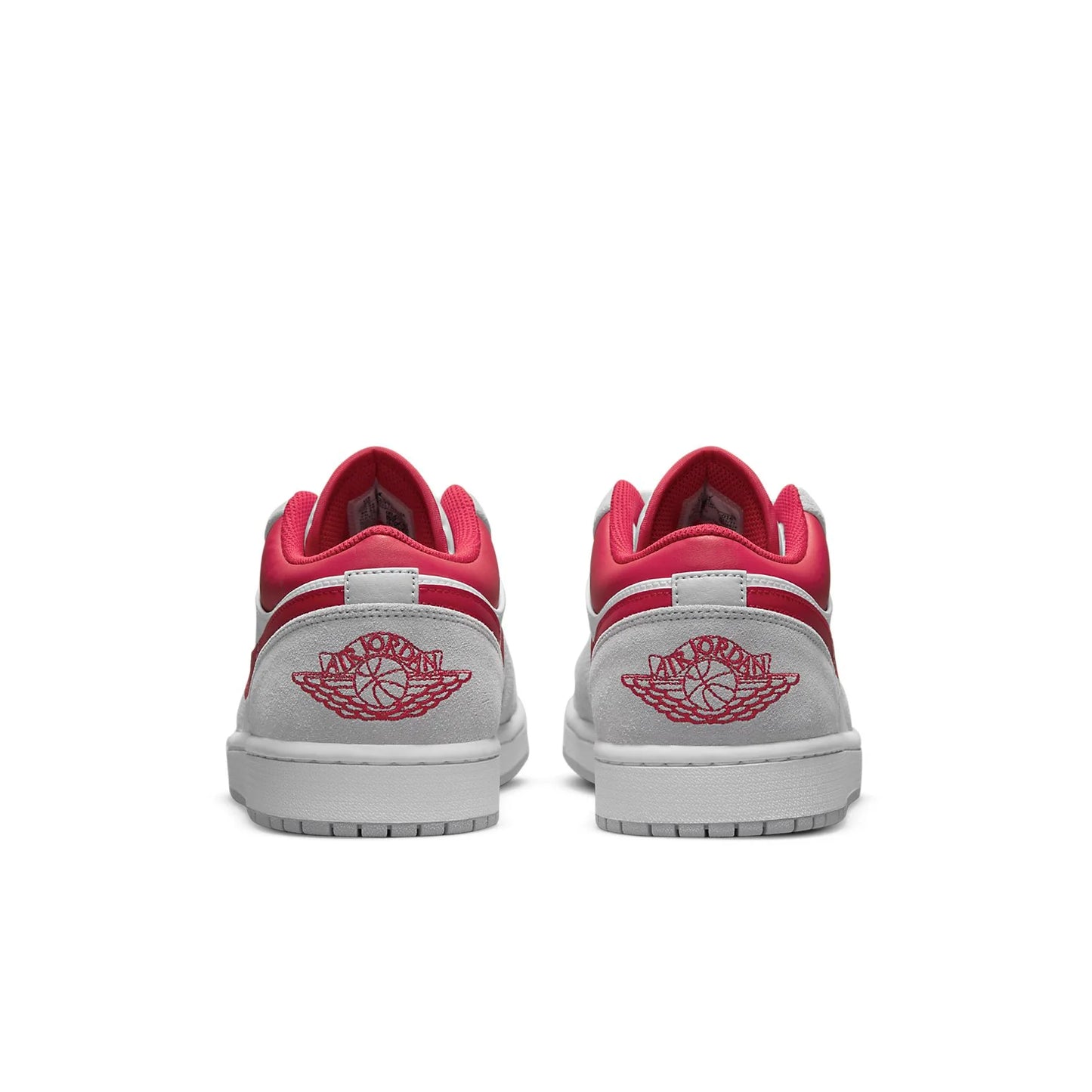 DC6991 016 Air Jordan 1 Low SE Light Smoke Grey Gym Red