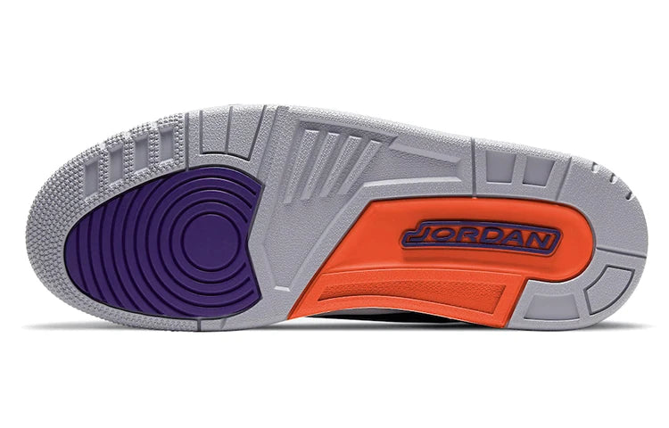 CT8532 050 Air Jordan 3 Retro Black Court Purple