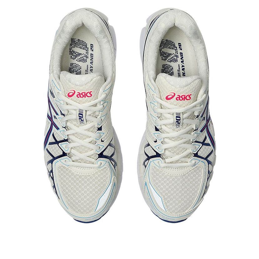 1203A388 101 ASICS Gel-Kayano 20 Cream Blue Red