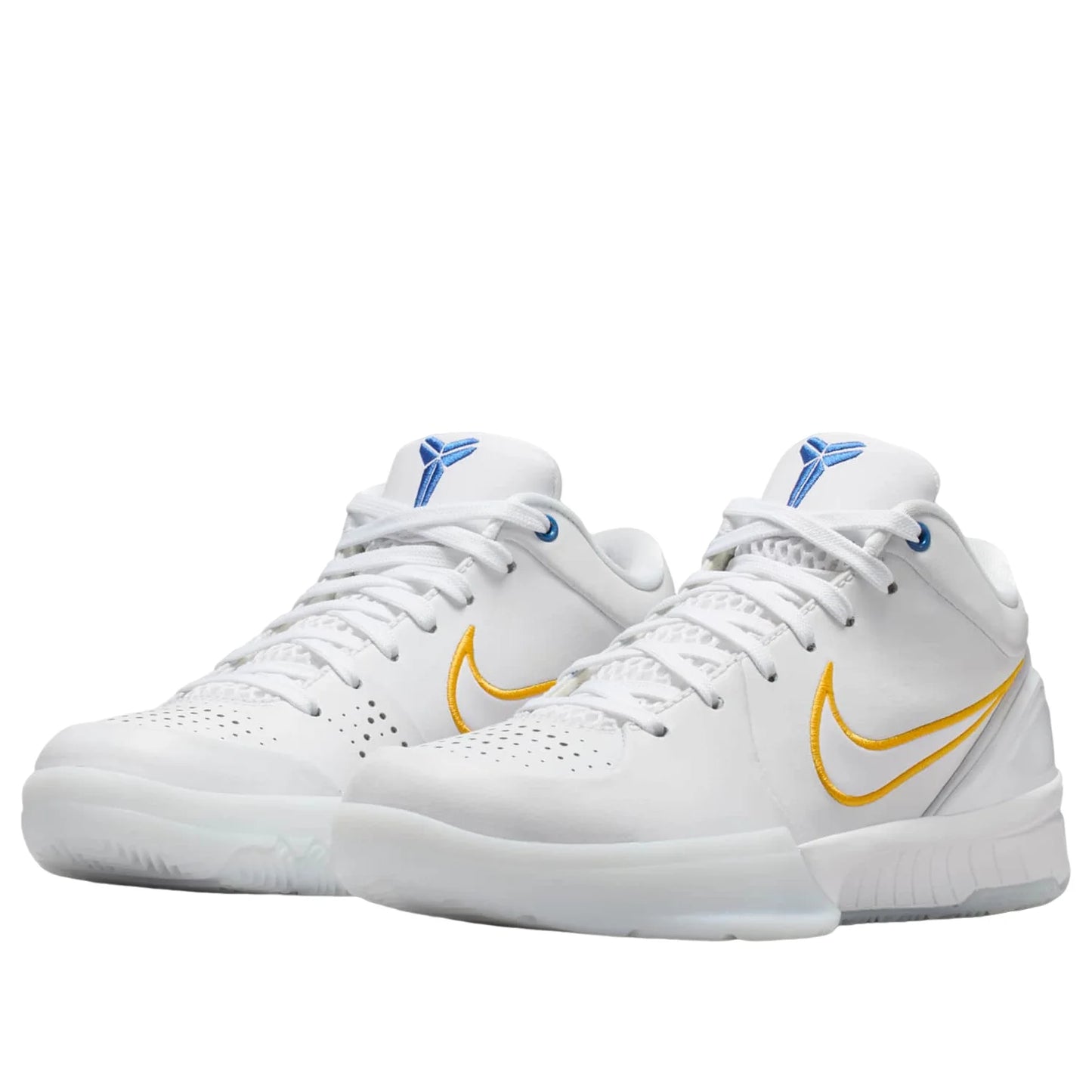 IQ4110 100 Nike Kobe 4 Draft Day Pack White Glacier Blue (GS)