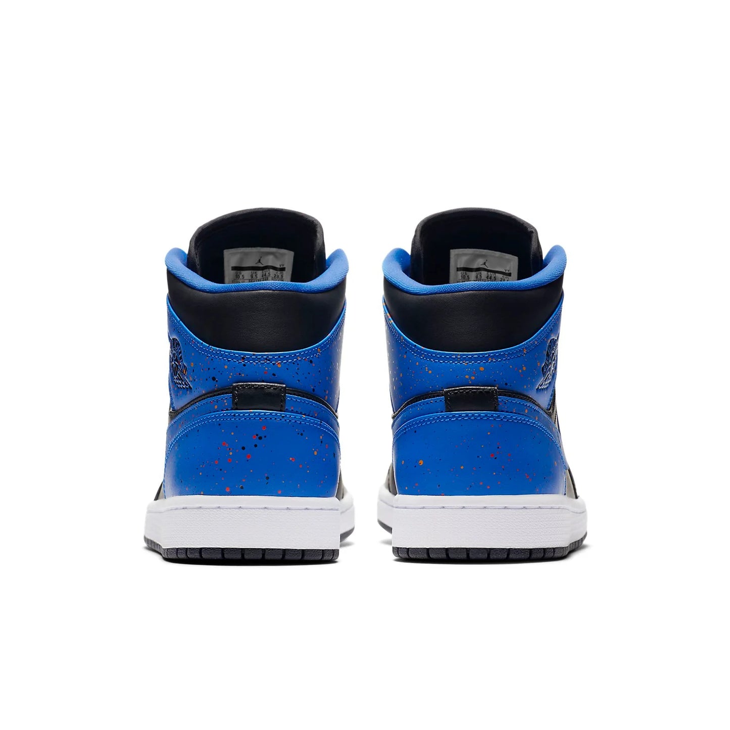 554724 048 Jordan 1 Mid Royal Paint Splatter [NO BOX]