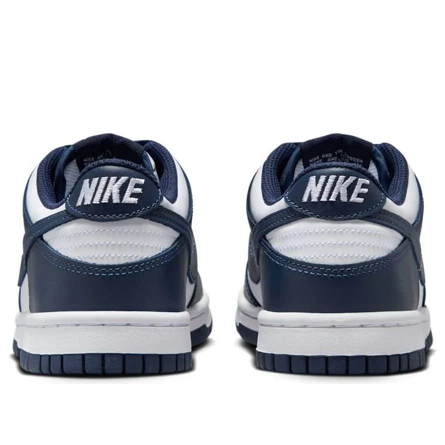FB9109 116 Nike Dunk Low White Midnight Navy (GS)