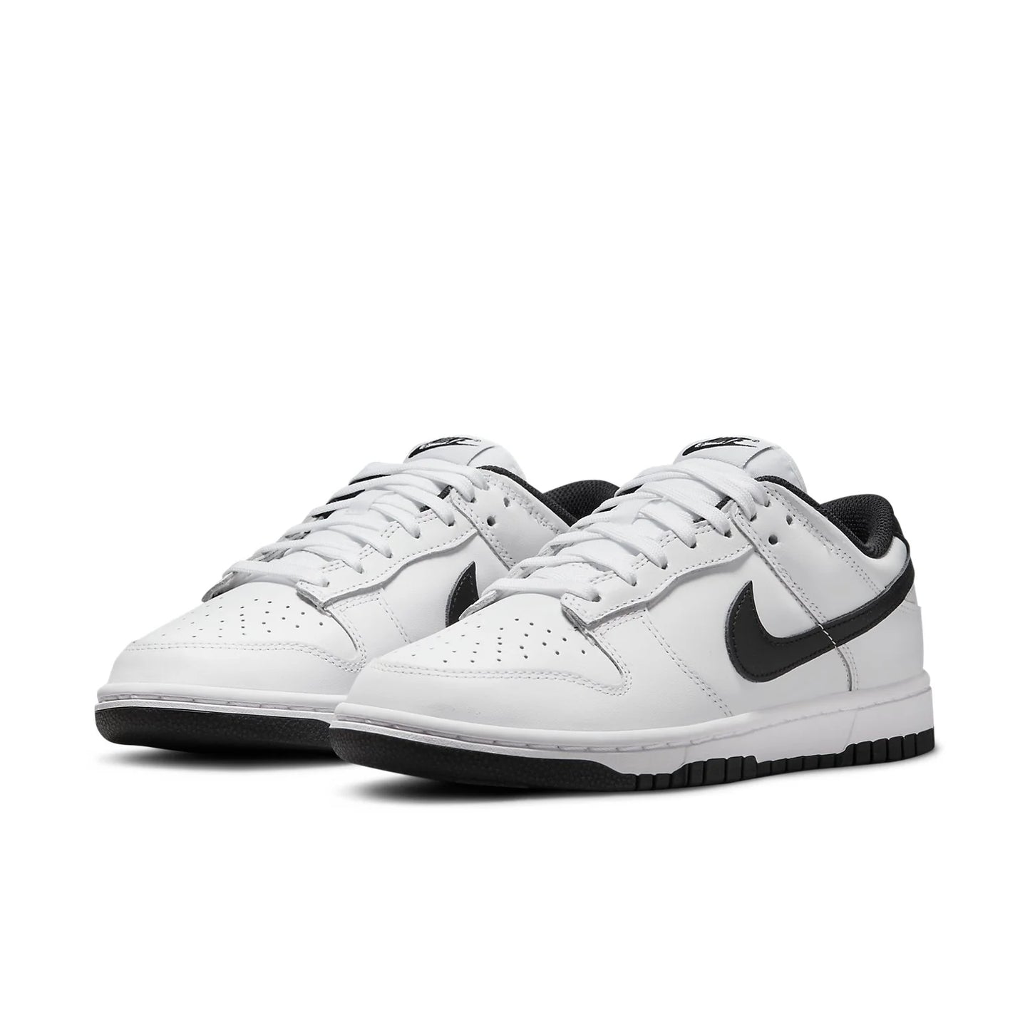 DD1503 113 Nike Dunk Low White Black (2022) (Women's)