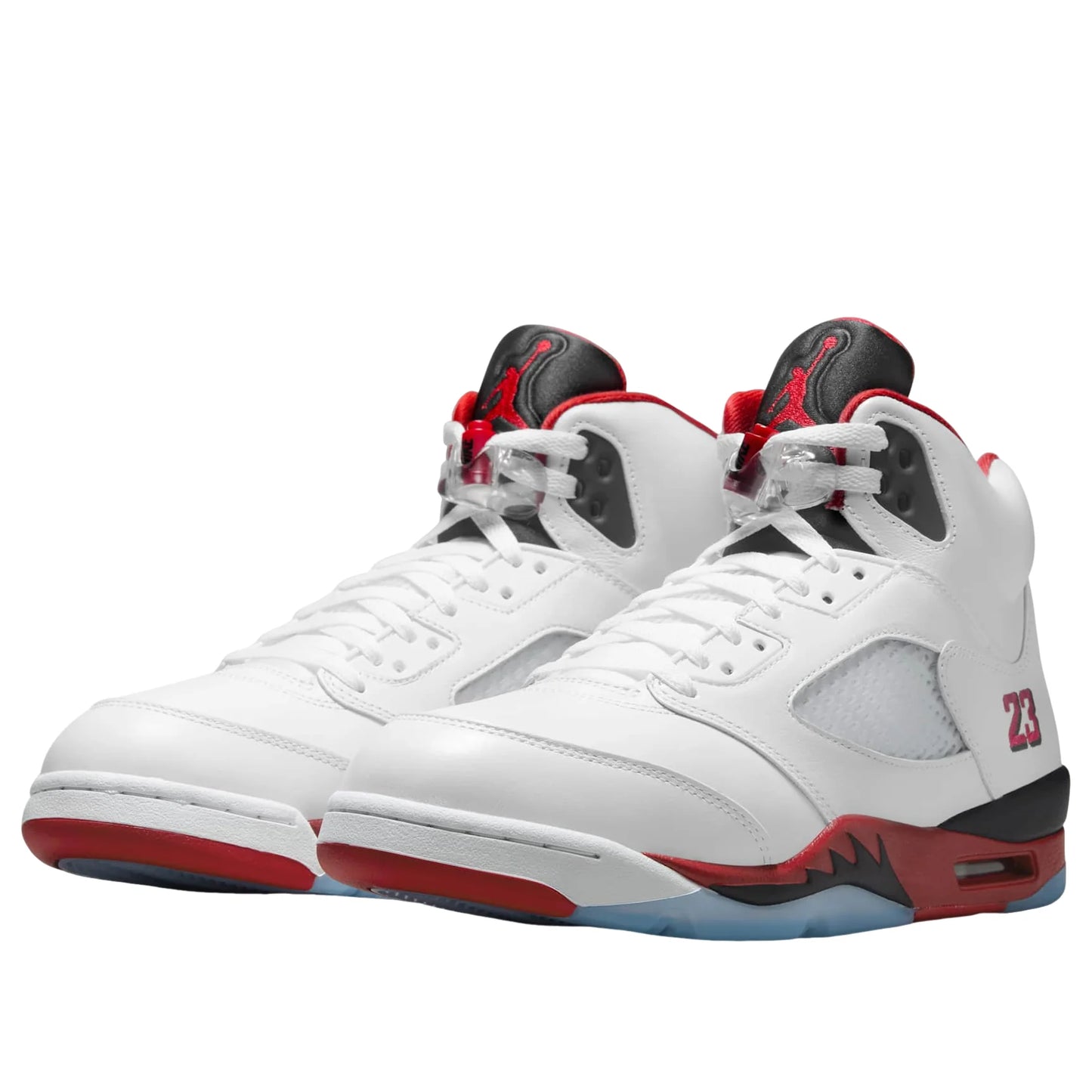 HQ7980 101 Jordan 5 Retro Fire Red Black Tongue (2025) (GS) [NO BOX]