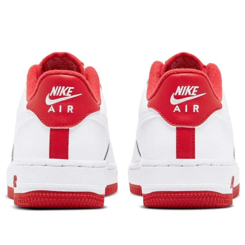 CD6915 101 Nike Air Force 1 White University Red (GS)