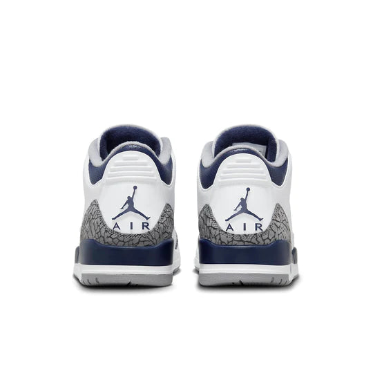 CT8532 140 Jordan 3 Retro Azul marino medianoche