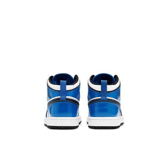 BQ6931 402 Air Jordan 1 Mid Signal Blue (GS)