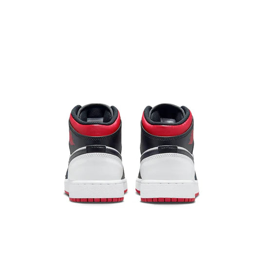 DQ8423 106 Jordan 1 Mid Gym Red Black Toe (GS)