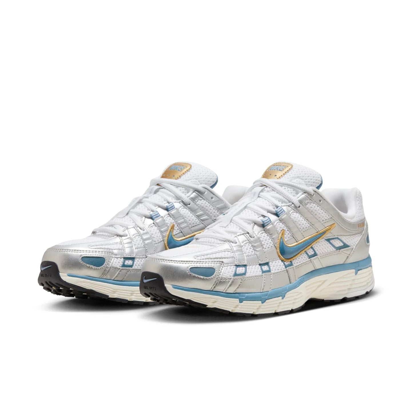 HJ7246 100 Nike P-6000 Metallic Silver Aegean Storm