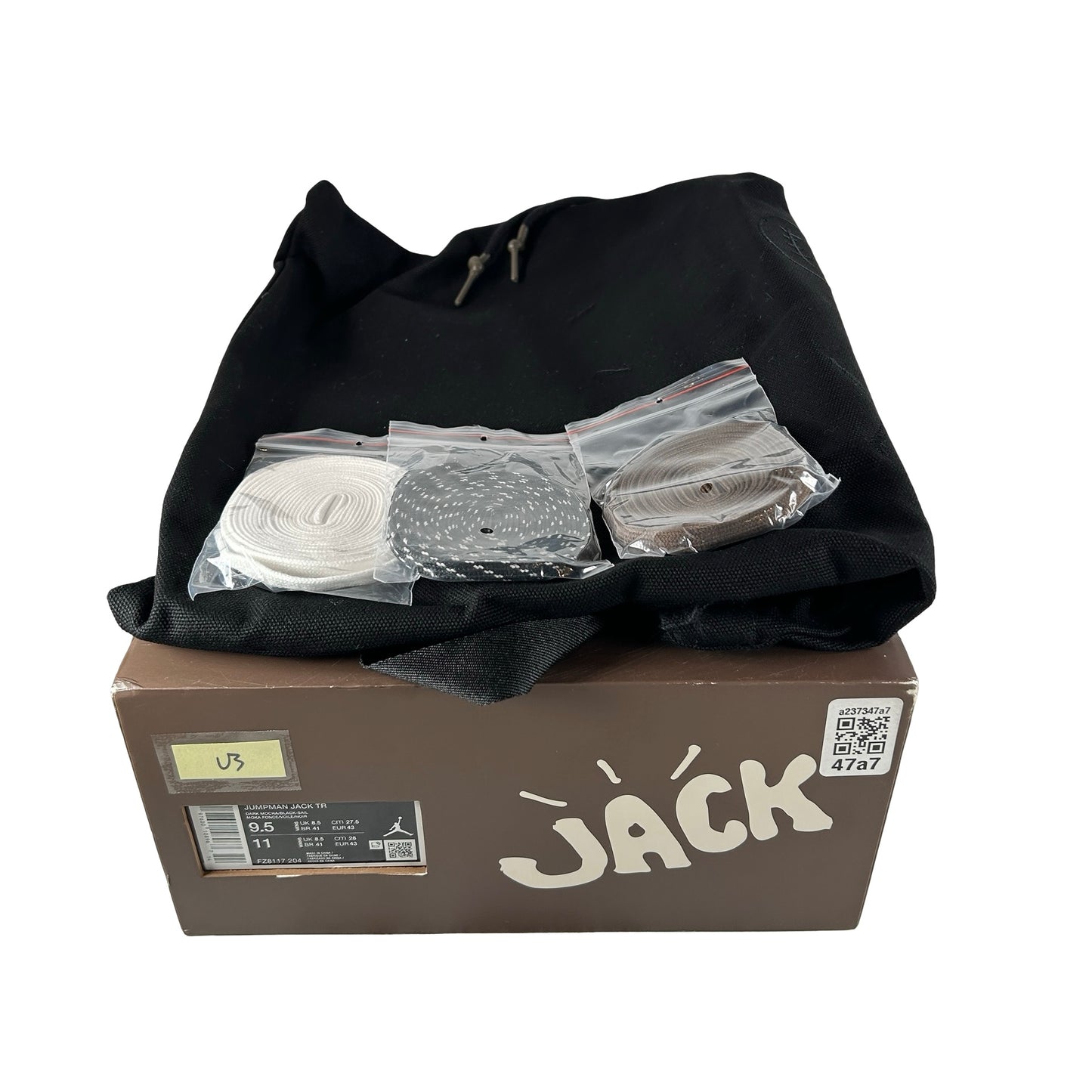 FZ8117 204 Jordan Jumpman Jack TR Travis Scott Dark Mocha [USED] - 9.5 M (Used3)
