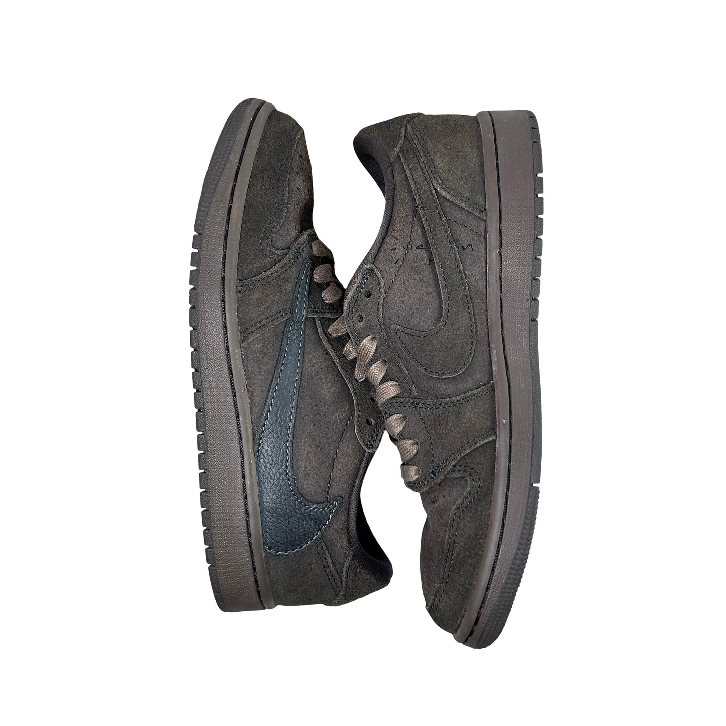 DM7866 202 Jordan 1 Retro Low OG SP Travis Scott Velvet Brown [USED] - 6 (Used) (No Box)