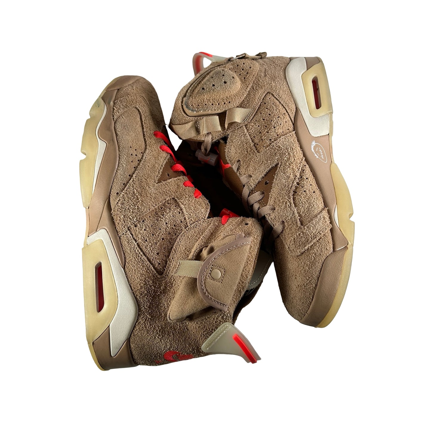 DH0690 200 Jordan 6 Retro Travis Scott British Khaki [USED] - 12 M (Used4)