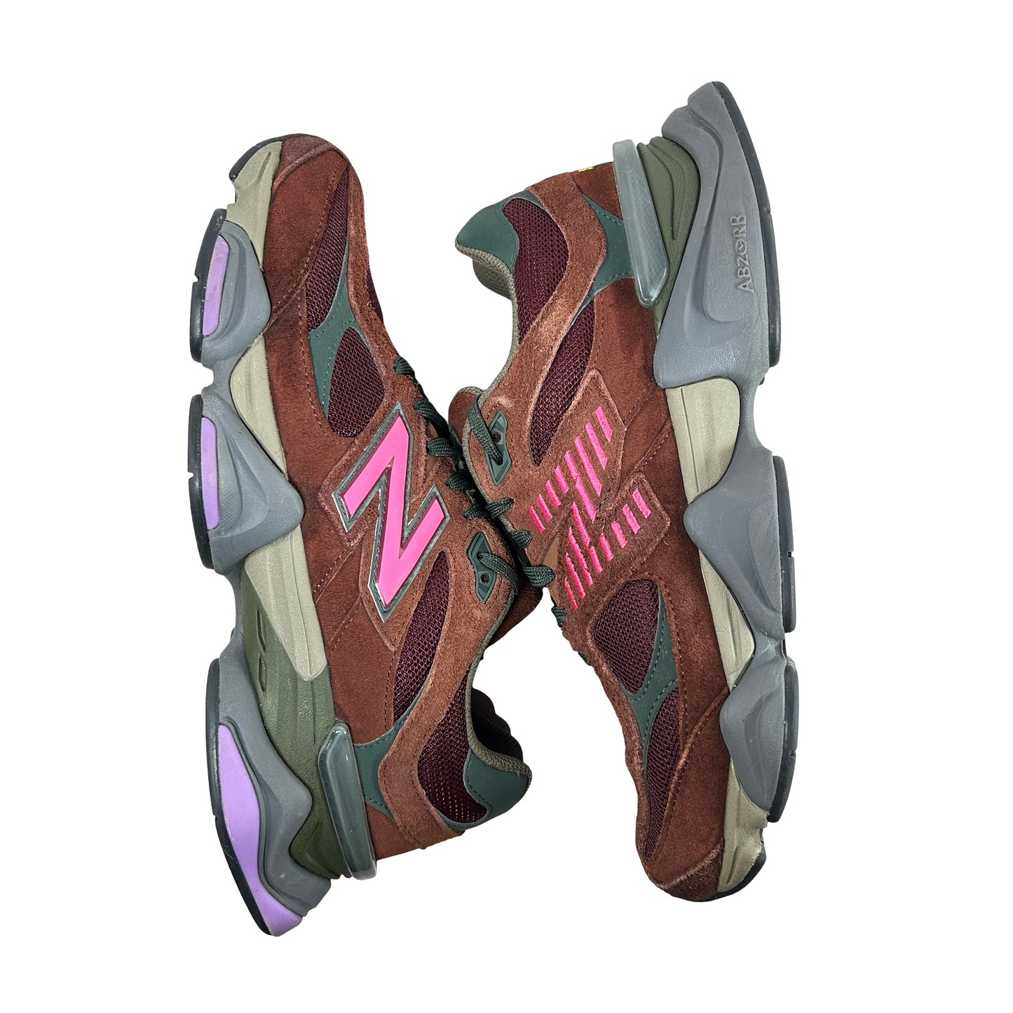 U9060BUR New Balance 9060 Rich Oak Burgundy [USED] - 11 M (Used2)