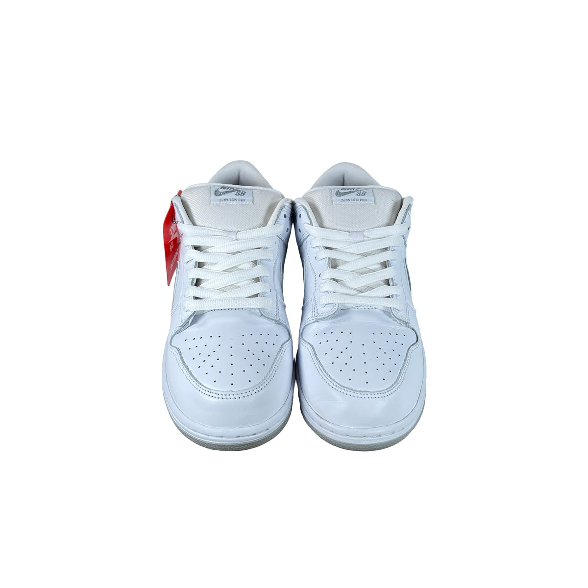HQ8487 100 Nike SB Dunk Low Supreme 94 White Metallic Silver [USED] - 11 M (Used)
