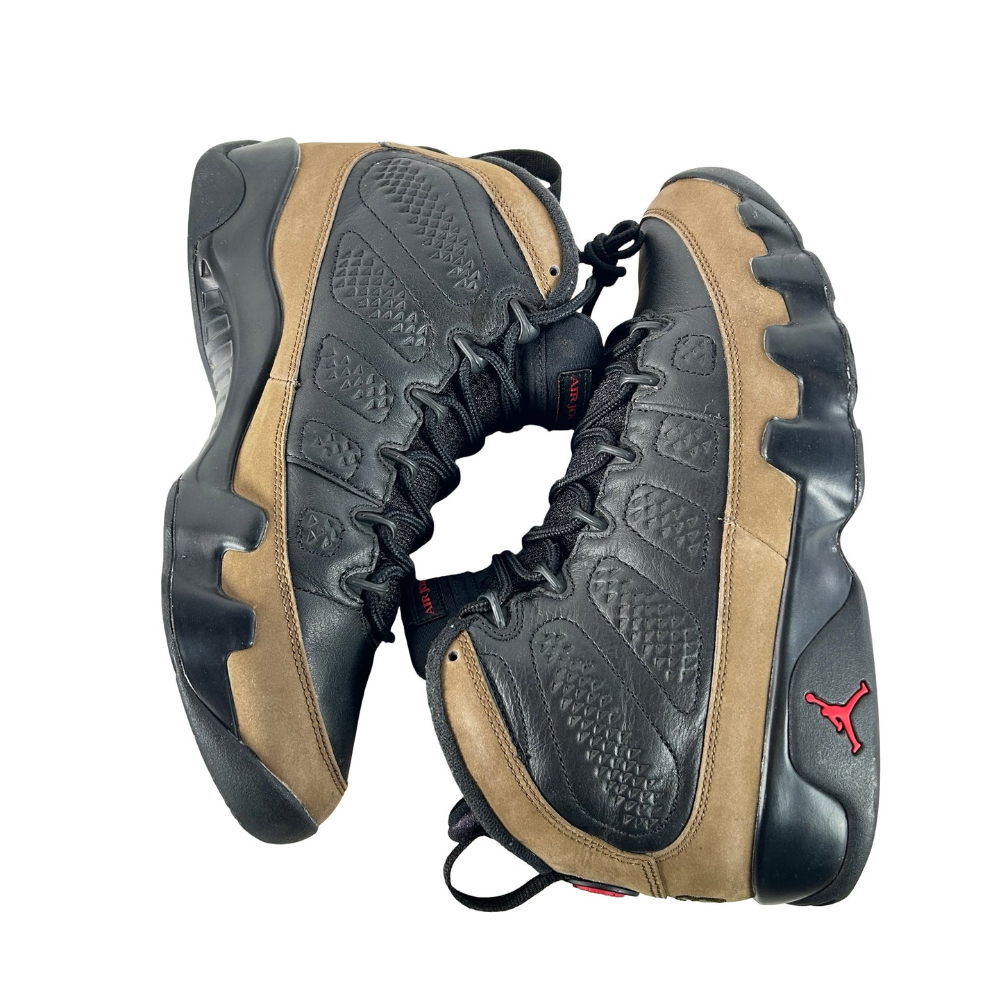 HV4794 030 Air Jordan 9 Retro Olive (2024) [USED] - 9.5 M (Used18)