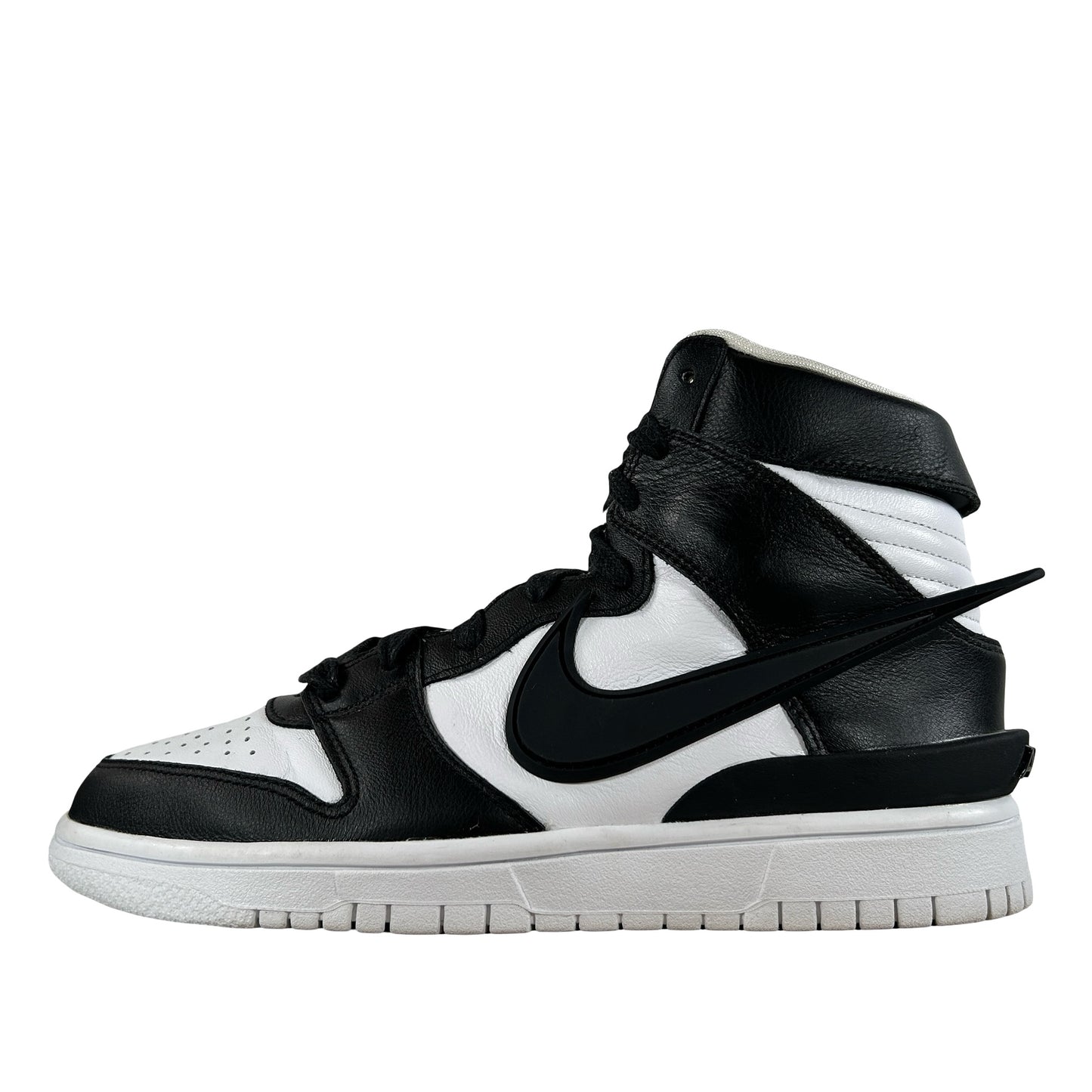 CU7544 001 Nike Dunk High AMBUSH Black White [USED] - 6 M (Used)