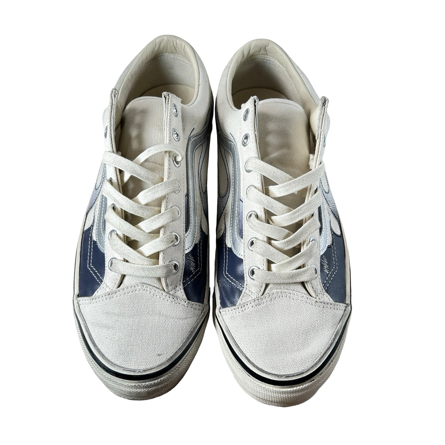 VN000D9RCCZ Vans LX Old Skool Archive Flame White [USED] - 11.5 M (Used)