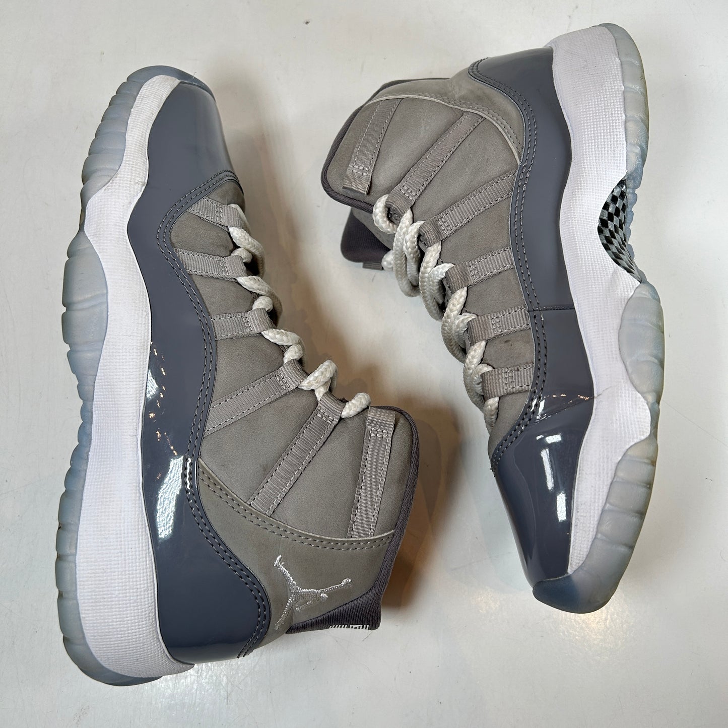 378038 005 Jordan 11 Cool Grey (2021) GS [USED] - 4 Y (Used) (No Box)