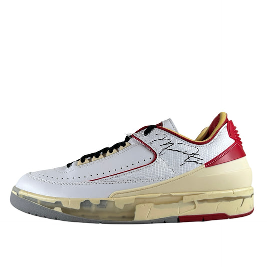 DJ4375 106 Jordan 2 Retro Low SP Off-White White Red [USED] - 10.5 M (Used)