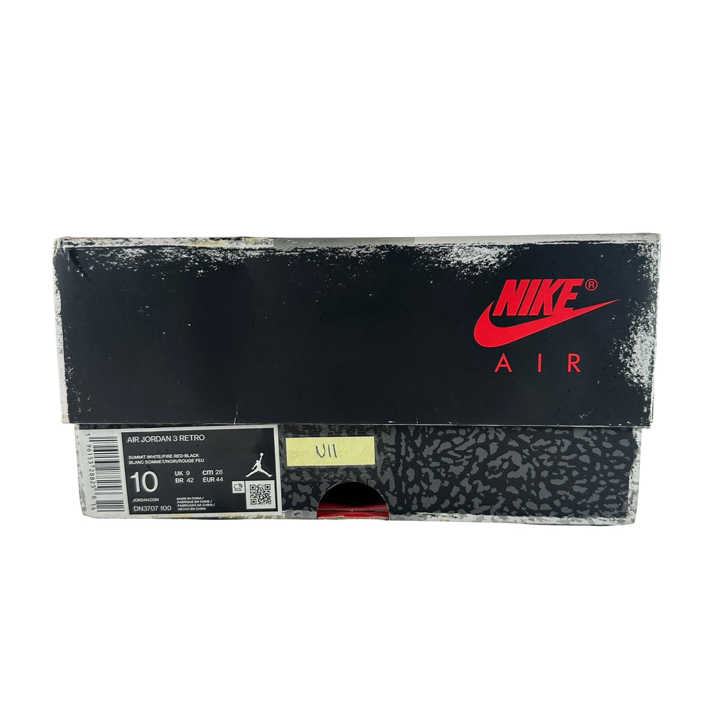 DN3707 100 Jordan 3 Retro White Cement Reimagined [USED] - 10 M (Used11)