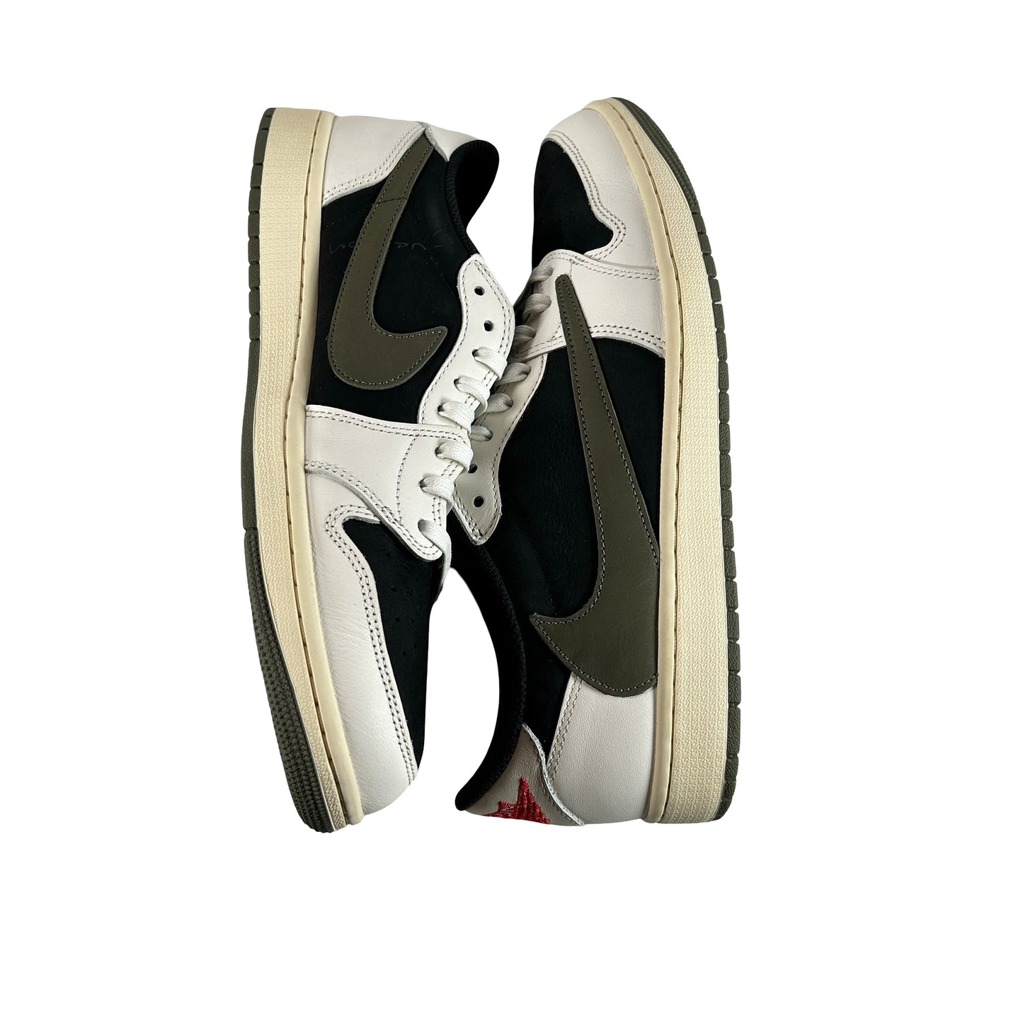 DZ4137 106 Jordan 1 Retro Low OG SP Travis Scott Olive (W) [USED] - 13 W (Used4)