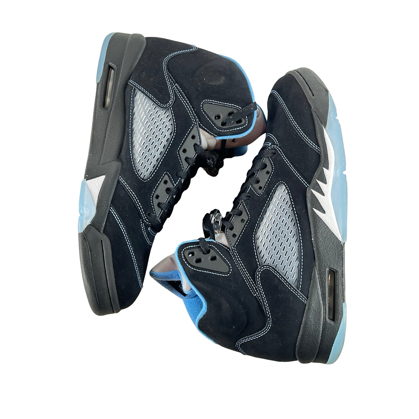 DD0587 008 Jordan 5 Retro Black University Blue (2026) [USED] - 12 M (Used2)