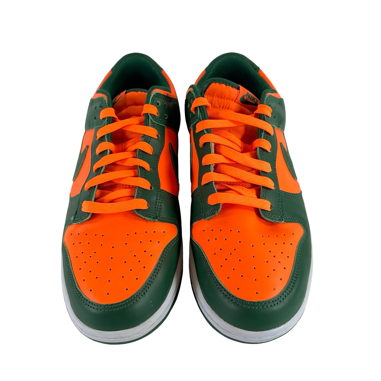 DD1391 300 Nike Dunk Low Retro Miami Hurricanes [USED] - 12 M (Used) (No Box)