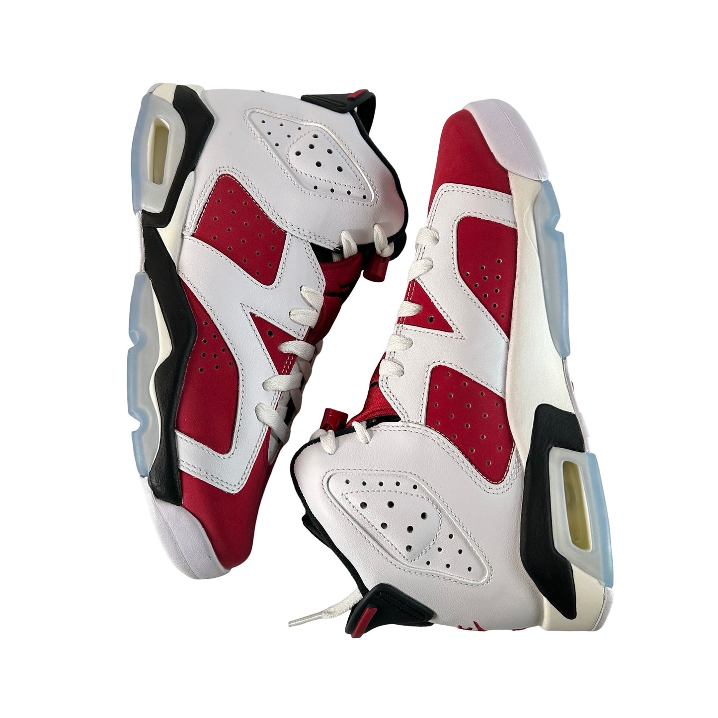 384665 106 Jordan 6 Retro Carmine (2021) (GS) [CONDITIONAL] - 6 Y [YELLOWING MIDSOLE]