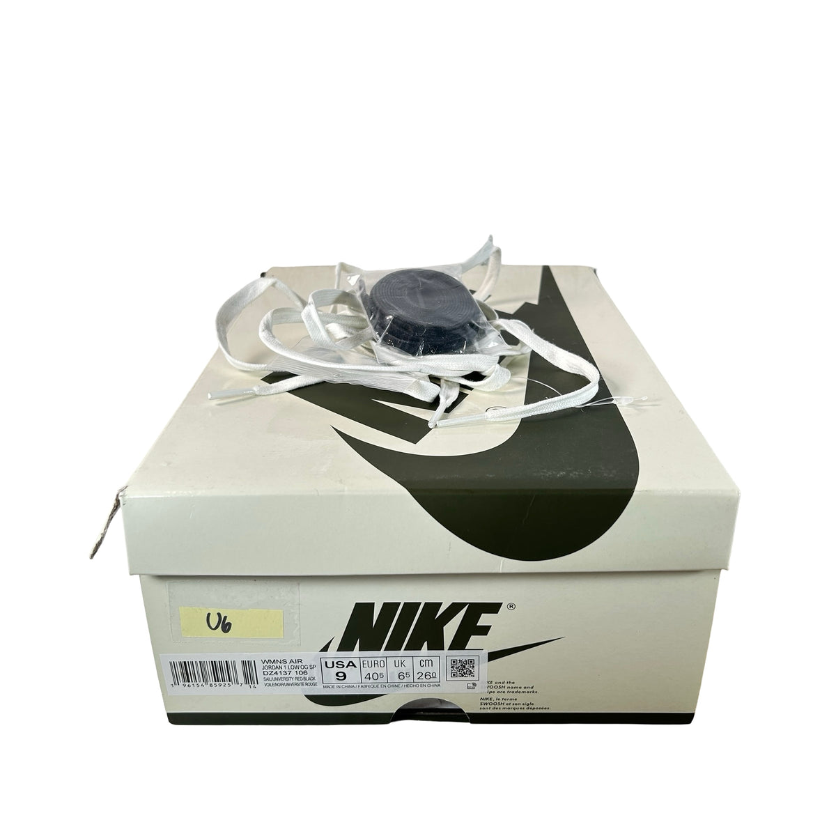 DZ4137 106 Jordan 1 Retro Low OG SP Travis Scott Olive (W) [USED] - 9 W (Used6)