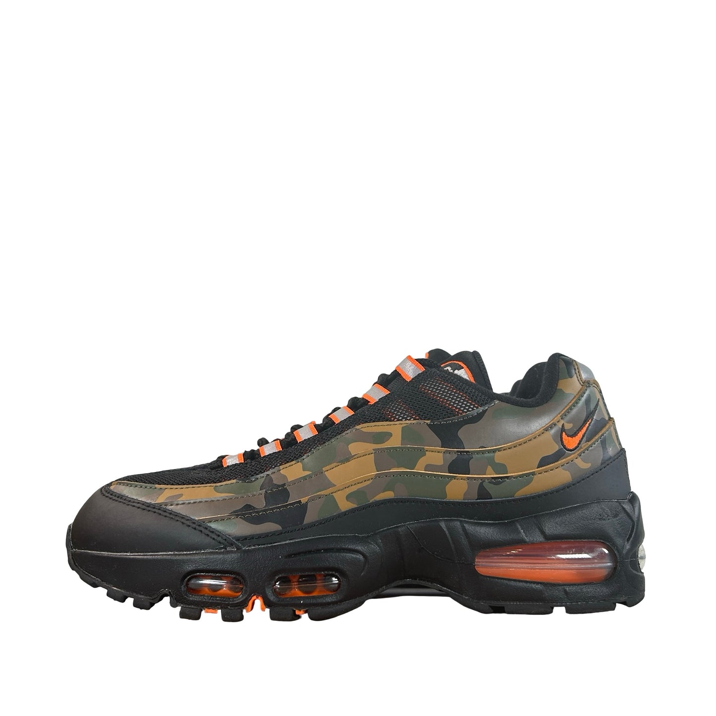 HQ1973 001 Nike Air Max 95 Safety Orange Camo [USED] - 7.5 M (Used) (Replace Box)