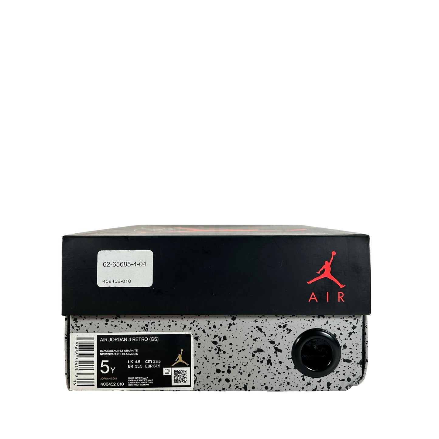 408452 010 Jordan 4 Retro Black Cat (2020) (GS) [USED] - 5 Y (Used)