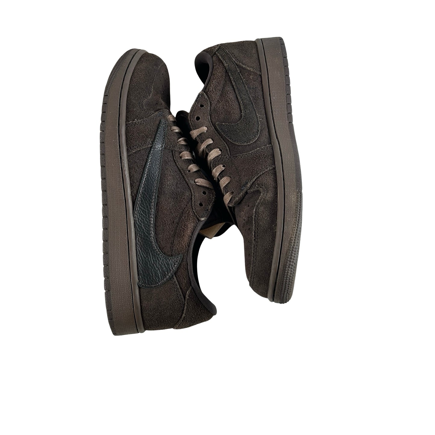 DM7866 202 Jordan 1 Retro Low OG SP Travis Scott Velvet Brown [USED] - 9 M (Used5)