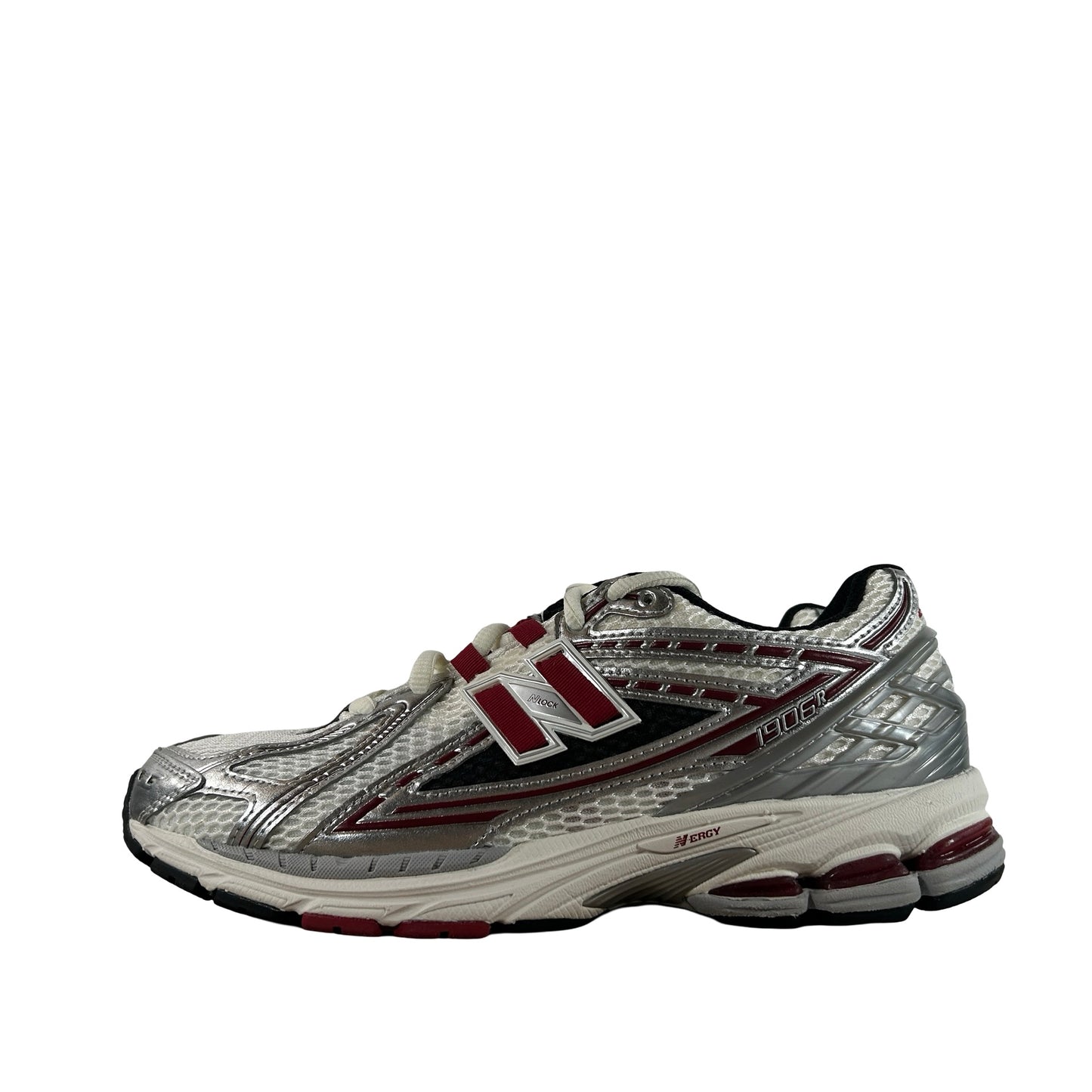 M1906REA New Balance 1906R Silver Classic Crimson [USED] - 8.5 M (Used)