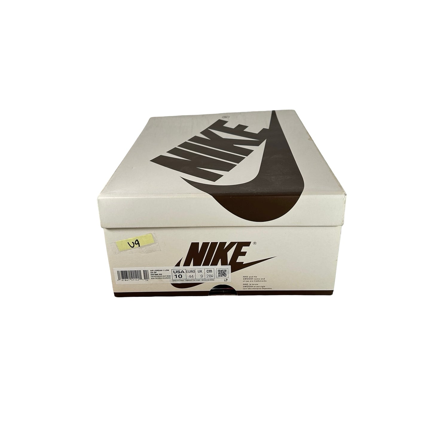DM7866 202 Jordan 1 Retro Low OG SP Travis Scott Velvet Brown [USED] - 10 M (Used9)