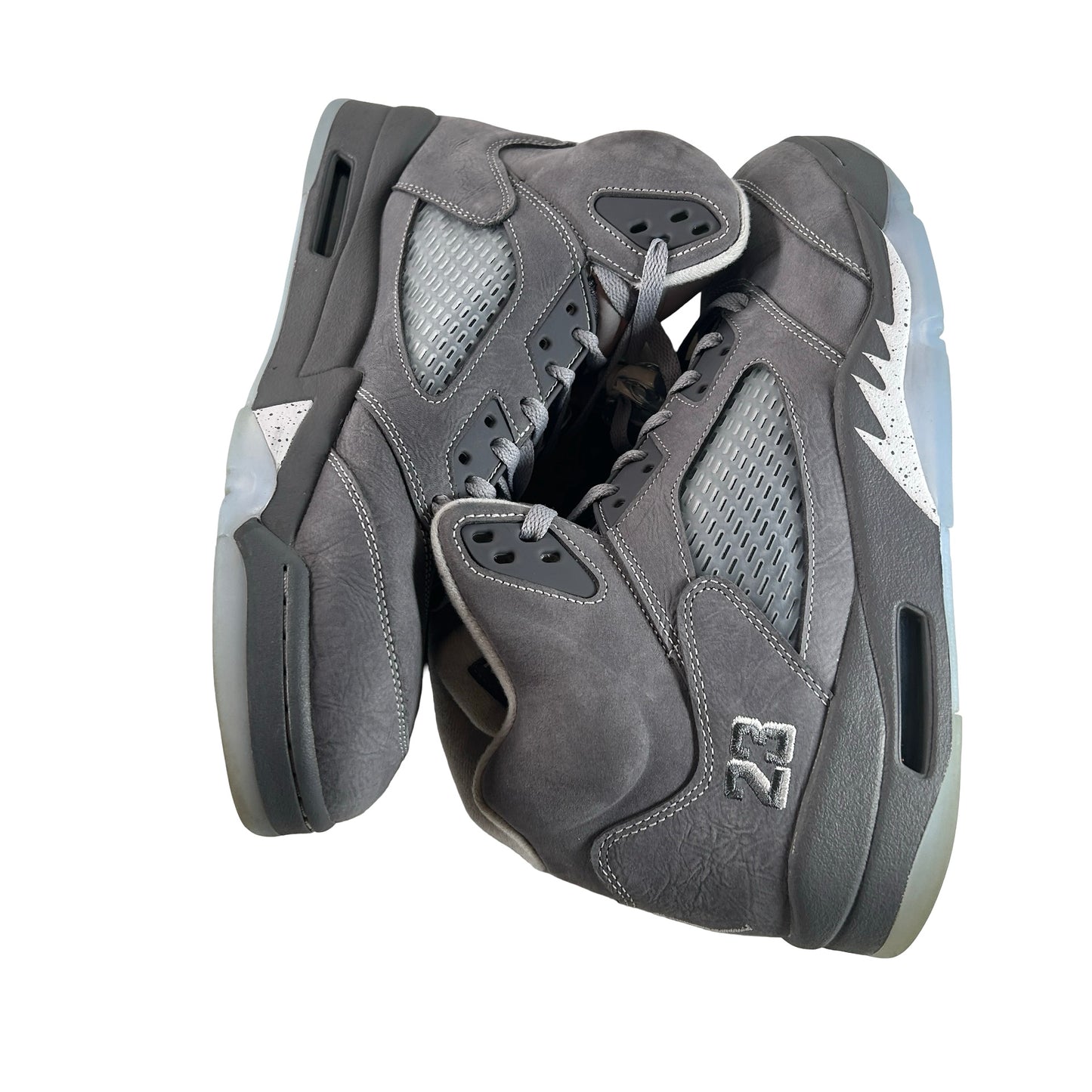 DD0587 002 Jordan 5 Retro Wolf Grey (2026) [USED] - 12 M (Used3)