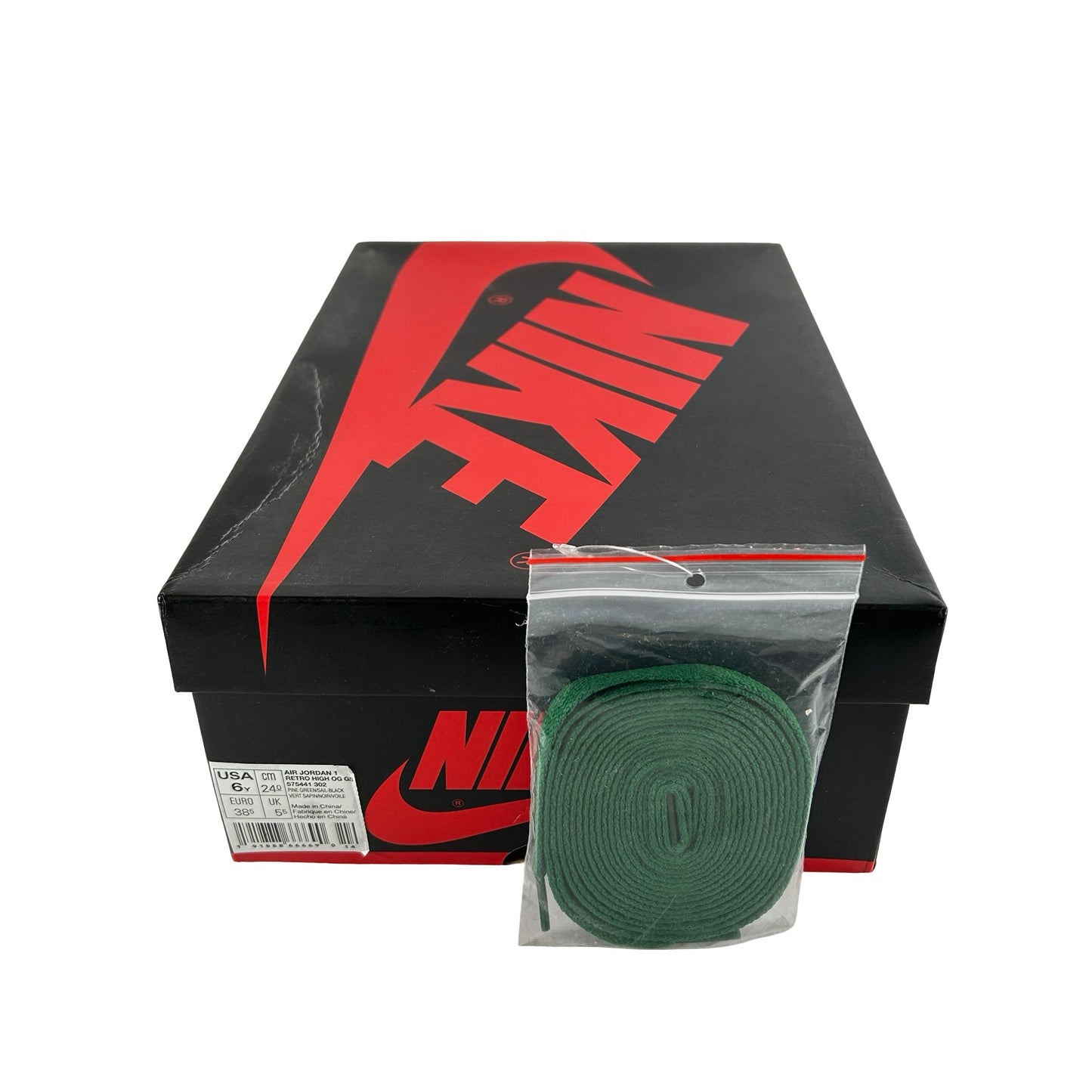575441 302  Jordan 1 Retro High Pine Green (GS) [USED] - 6 Y (Used)